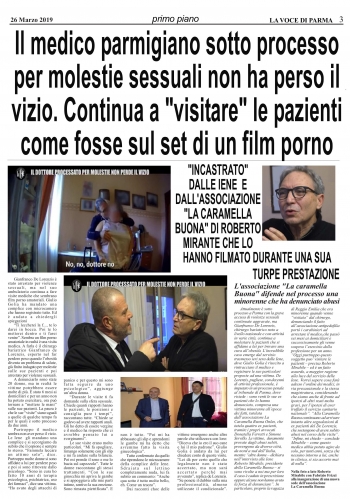 Roberto Mirabile Voce di Parma 26 marzo 2019